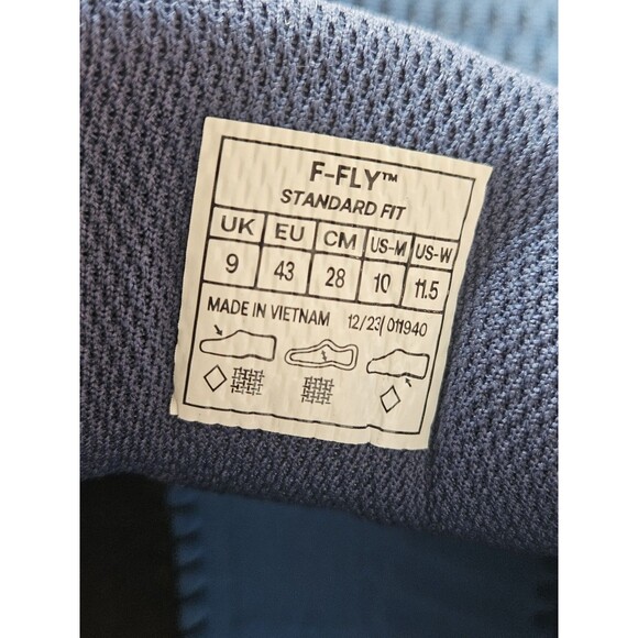 Inov8 F-Fly Breathable Lightweight Blue Athletic Running Gym Sneakers Size 10 - Picture 6 of 7